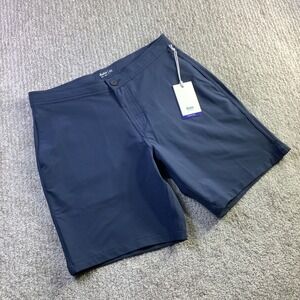 Katin Wonderer Hybrid Trunk Indigo Blue Ripstop Shorts Mens Size 30 NWT